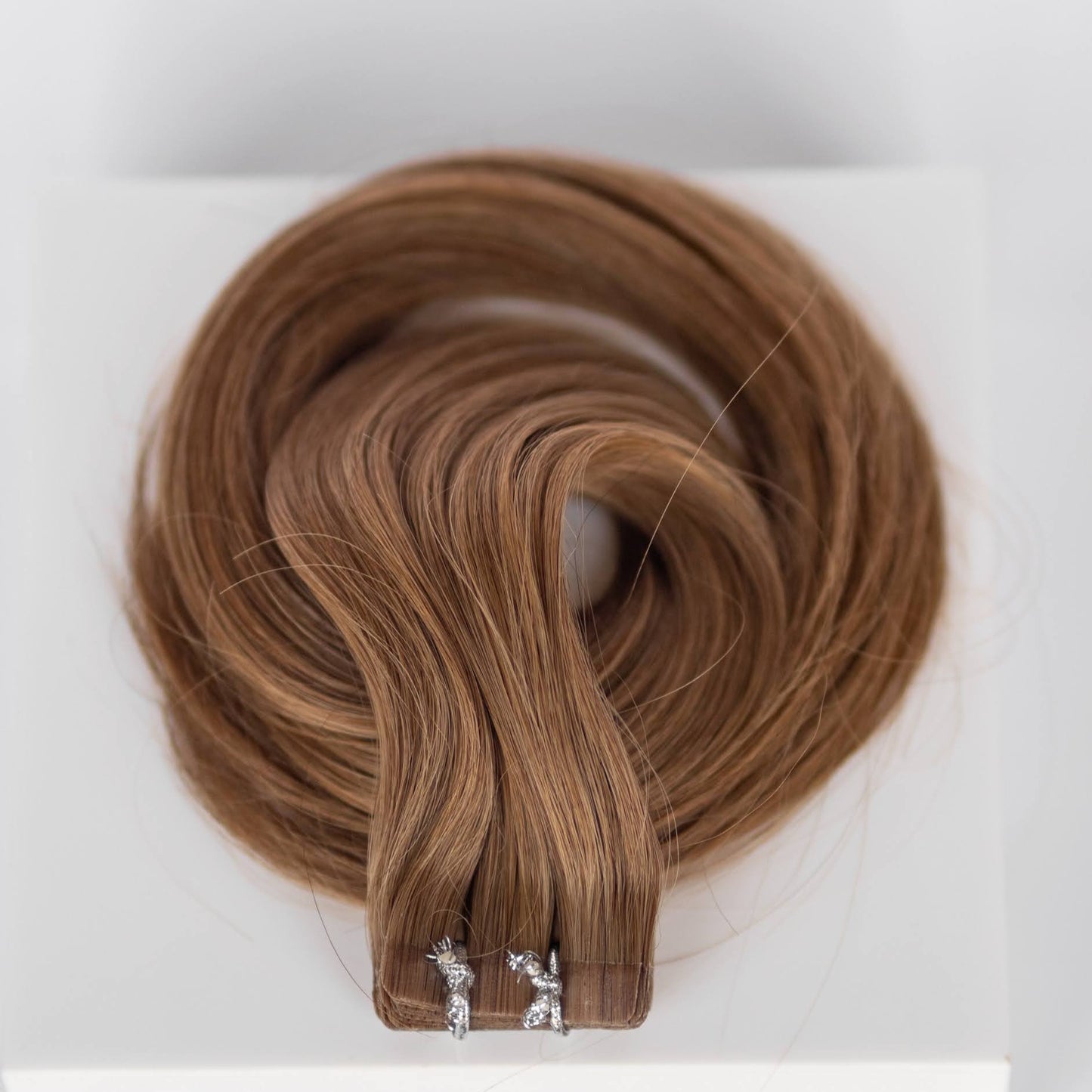 Tape-In 24" 55g Single Donor Virgin - #6 Cinnamon Brown (aka Chestnut Brown)