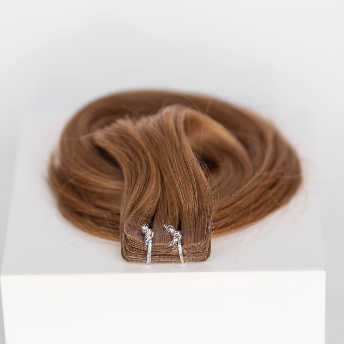 Tape-In 20" 50g Professional Hair Extensions - #6 Cinnamon Brown (aka Chestnut Brown)