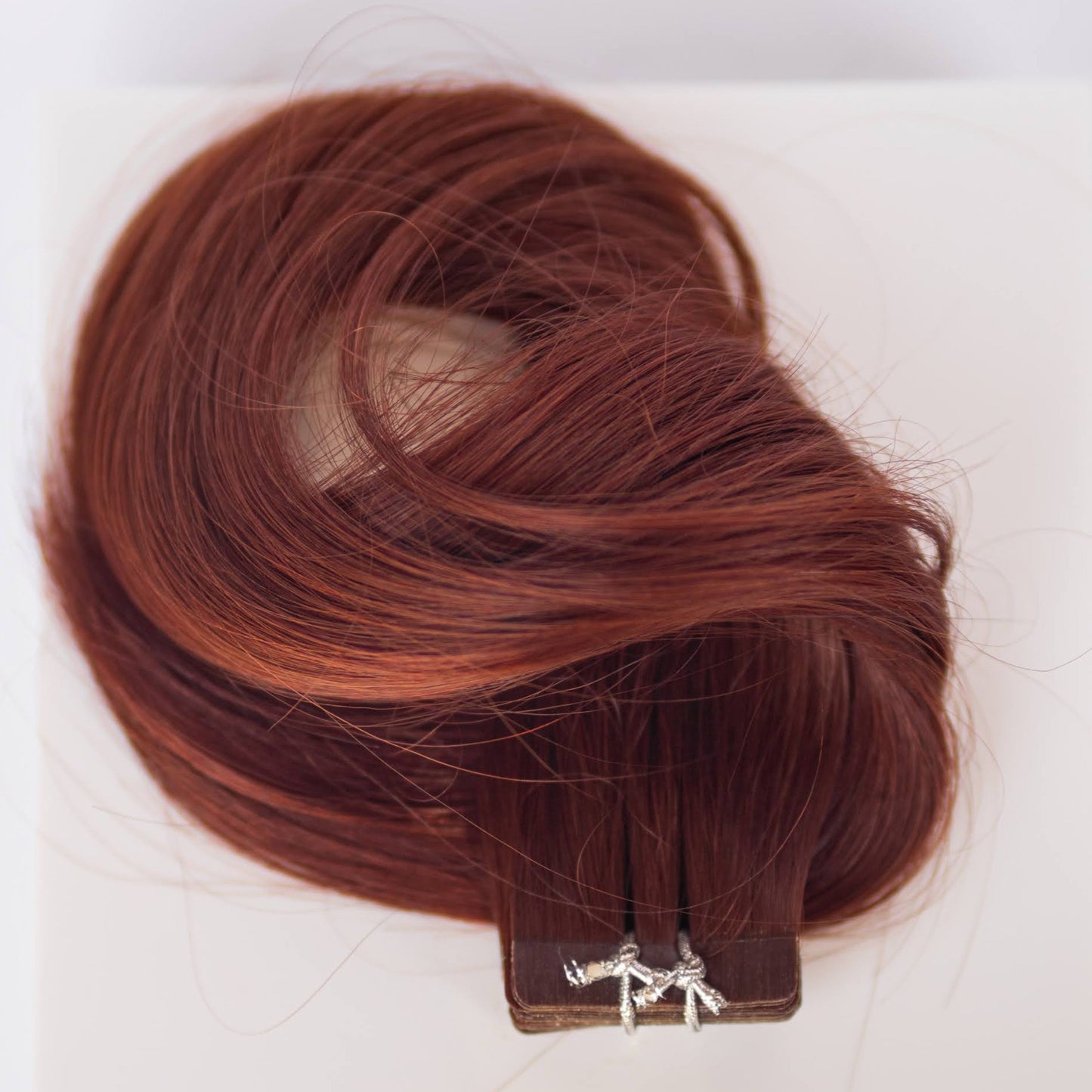 Tape-In 22" 50g Single Donor Virgin - #550 Rouge (aka Cinnamon Mocha) -40% OFF