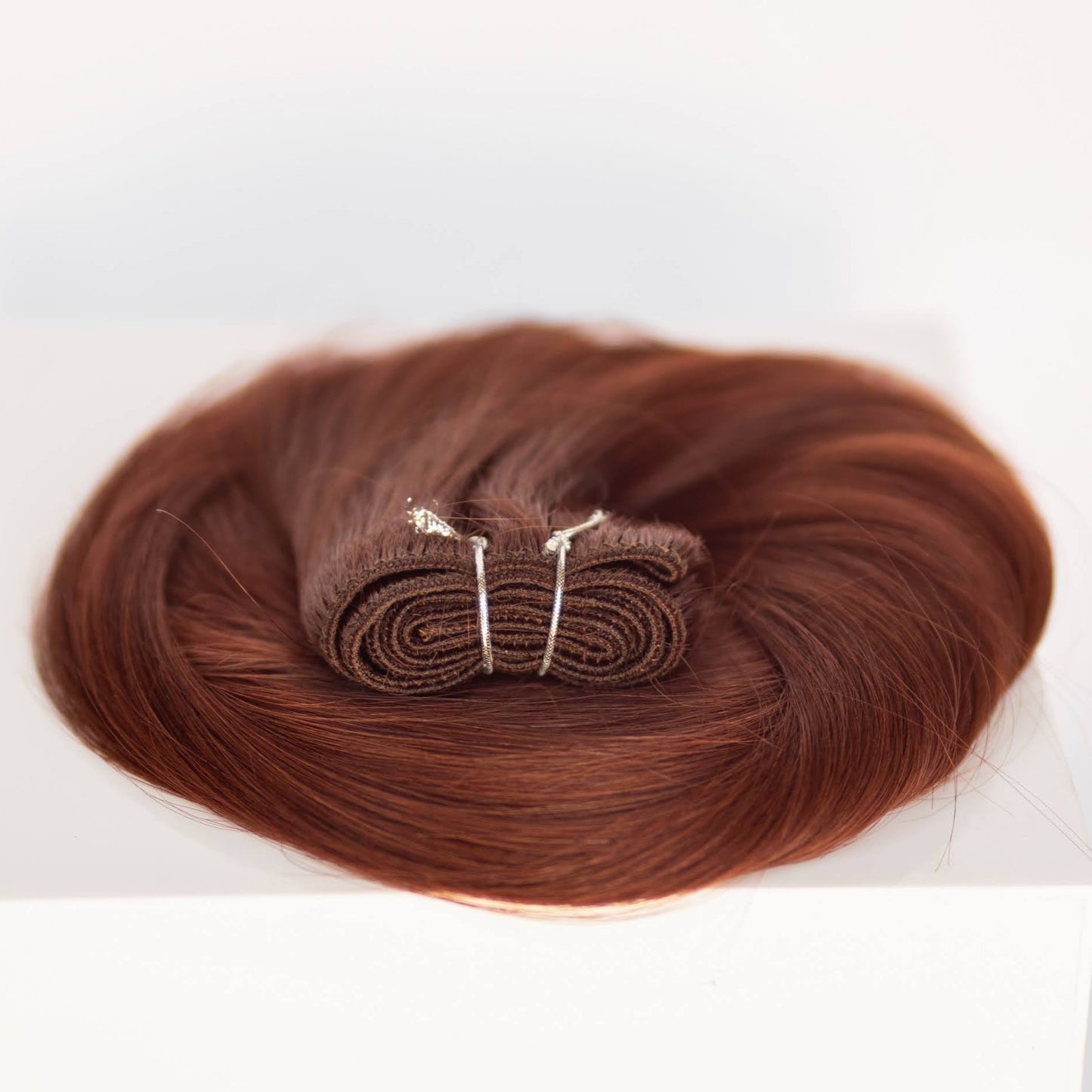 Machine-Tied Weft 24" 170g Professional Hair Extensions - #550 Rouge (aka Cinnamon Mocha)