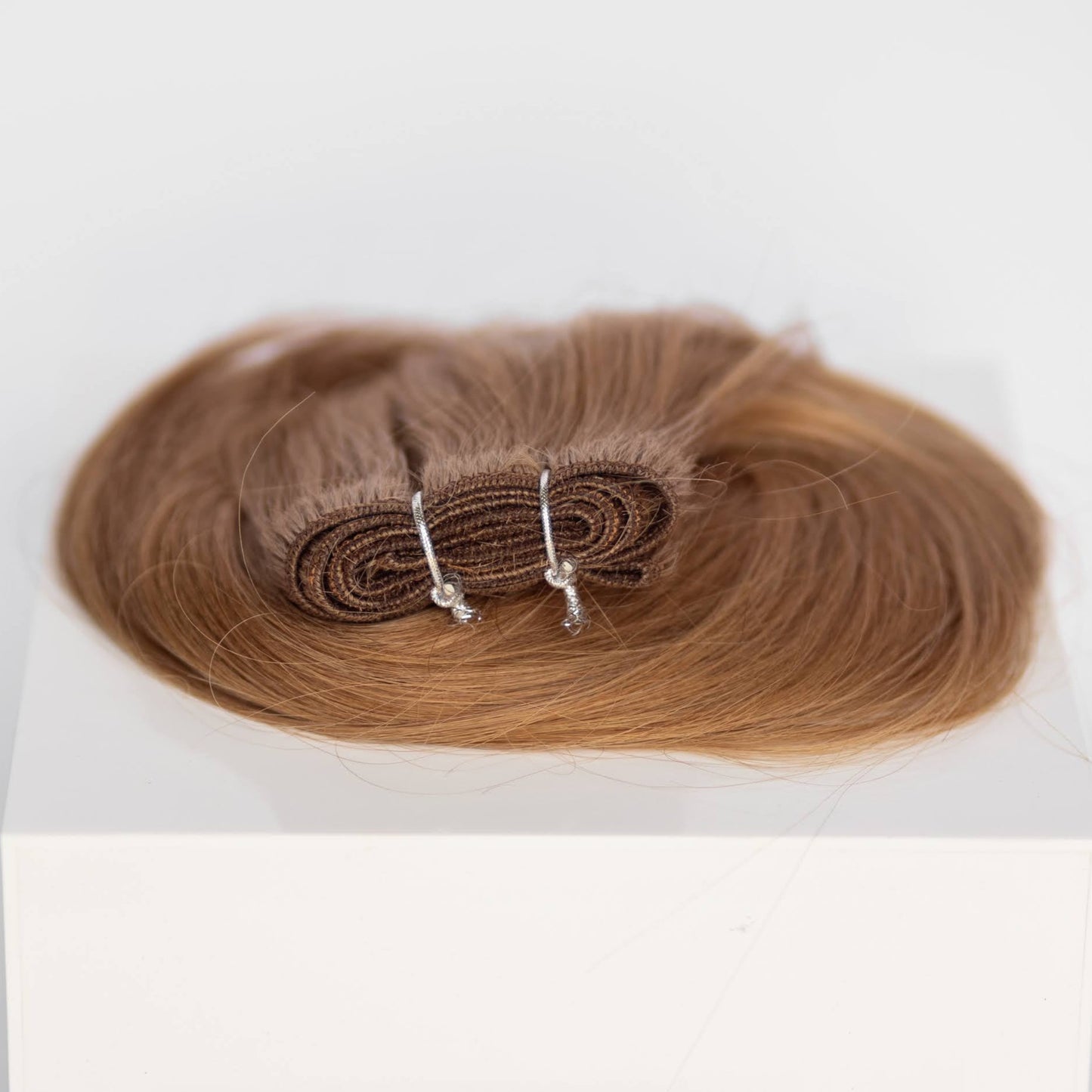 Machine-Tied Weft 24" 170g Single Donor Virgin - #6 Cinnamon Brown (aka Chestnut Brown)