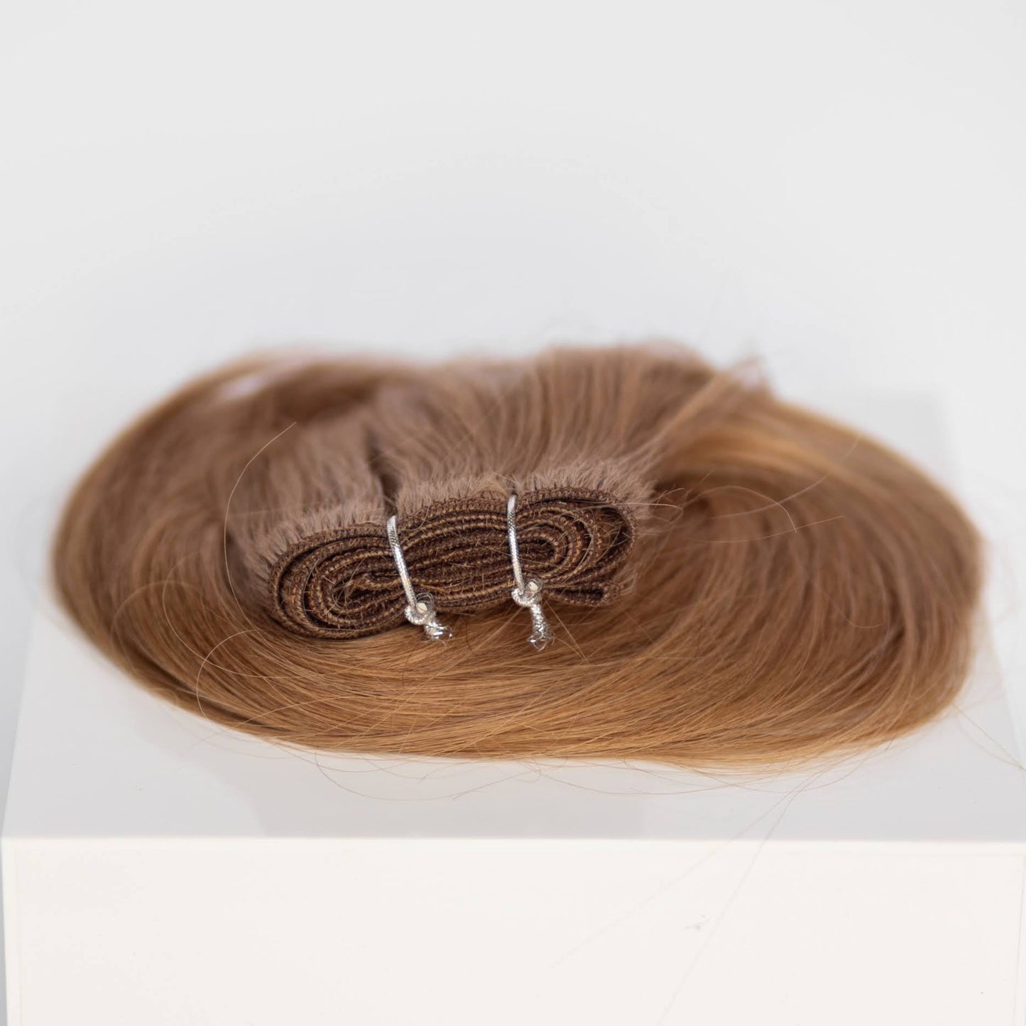 Machine-Tied Weft 28" 180g Professional Hair Extensions - #6 Cinnamon Brown (aka Chestnut Brown)