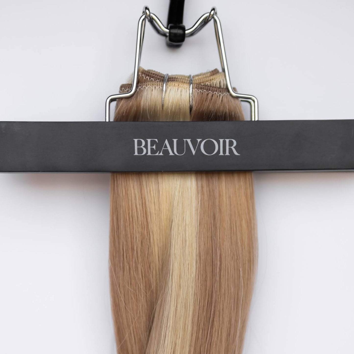 Machine-Tied Weft 16" 120g Single Donor Virgin - #10/16/60 J’Adore Blonde Highlight (aka Sweet Blonde)