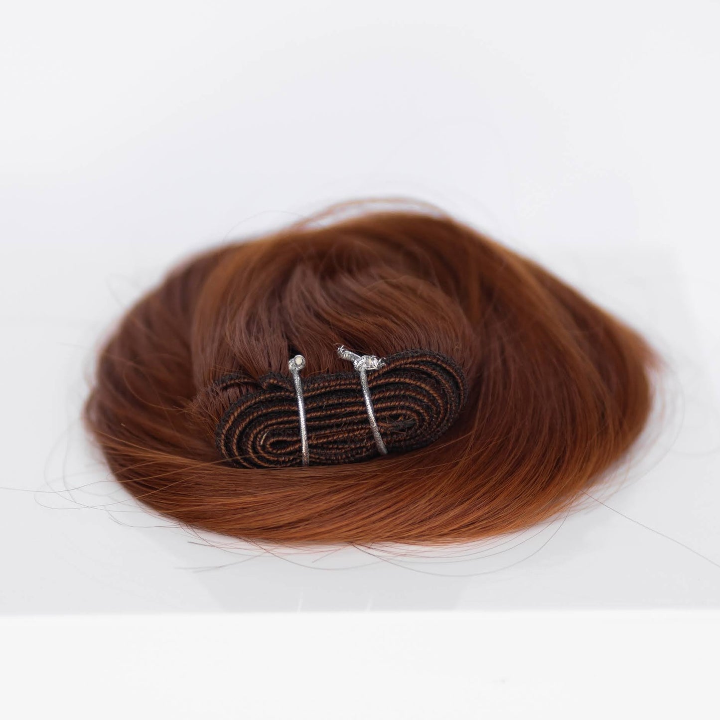 Machine-Tied Weft 20" 145g Single Donor Virgin - #570 Sunset (aka Pumpkin Spice)