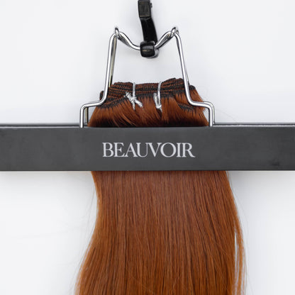 Machine-Tied Weft 22" 160g Single Donor Virgin - #570 Sunset (aka Pumpkin Spice)