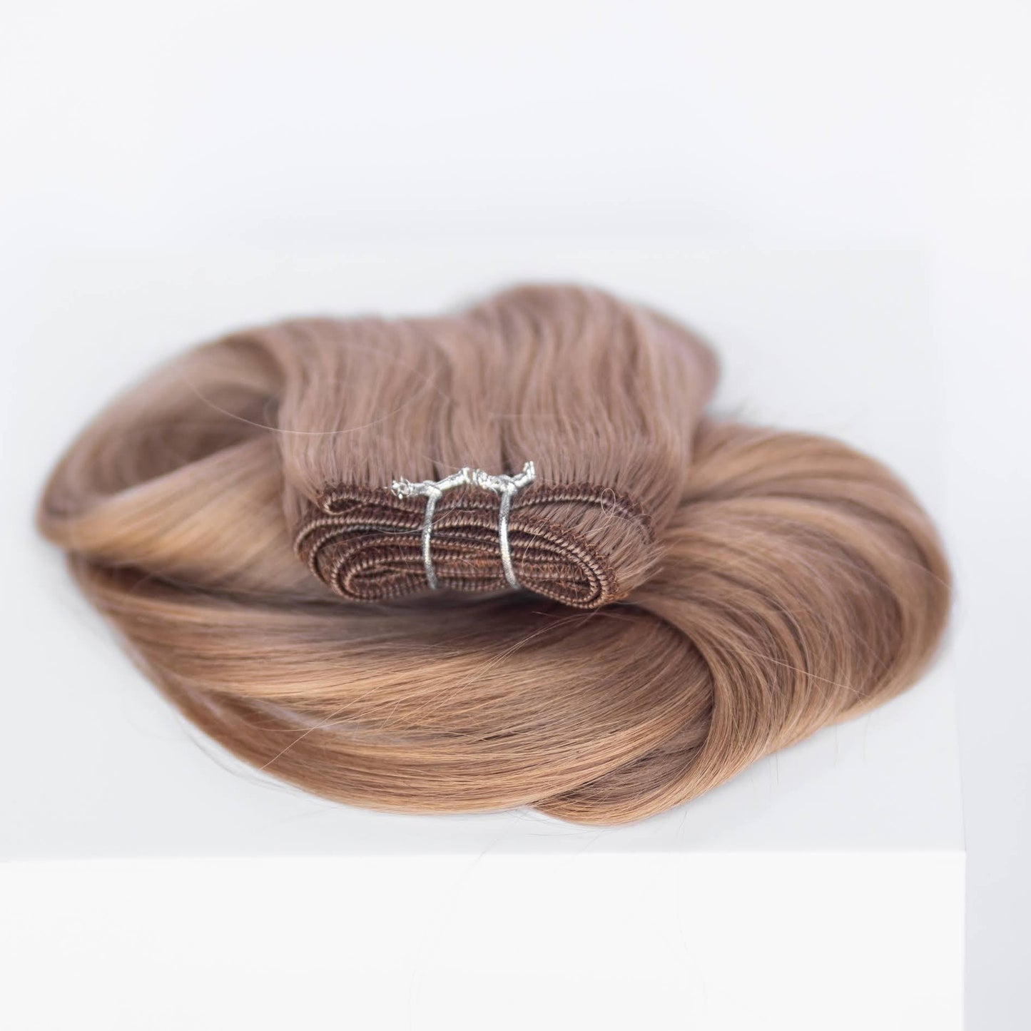 Machine-Tied Weft 16" 120g Professional Hair Extensions - #18 Dirty Blonde