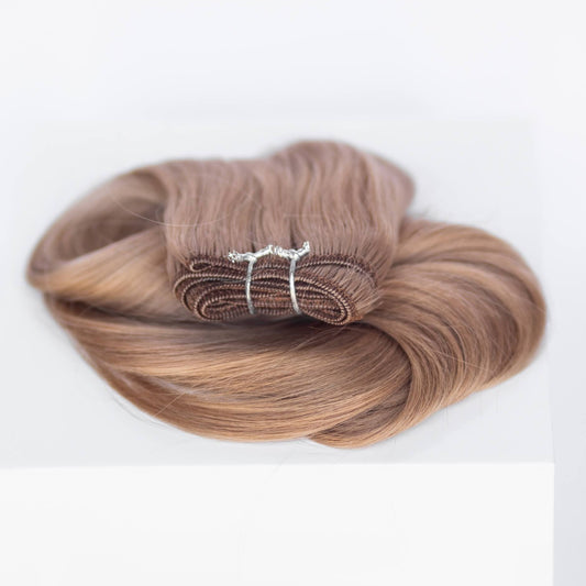 Machine-Tied Weft 22" 160g Professional Hair Extensions - #18 Dirty Blonde