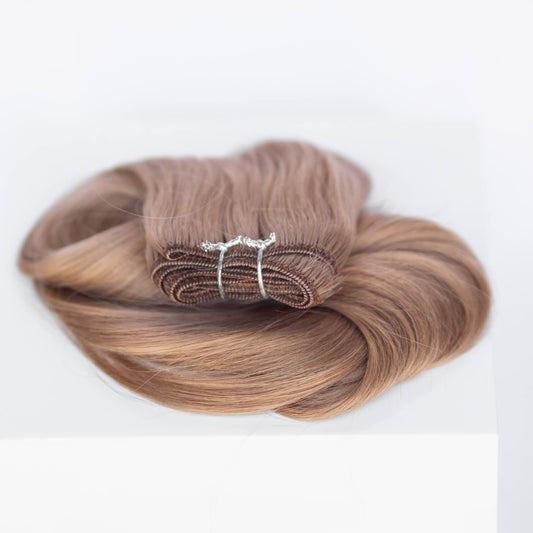 Machine-Tied Weft 20" 145g Professional Hair Extensions - #18 Dirty Blonde