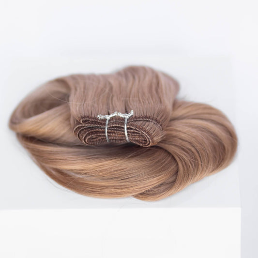 Machine-Tied Weft 28" 180g Professional Hair Extensions - #18 Dirty Blonde