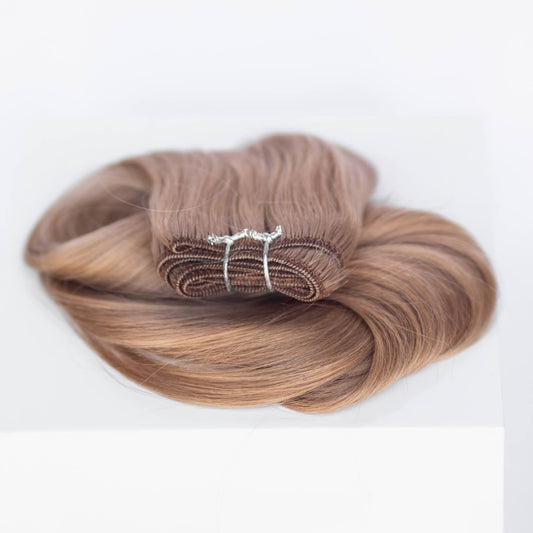 Machine-Tied Weft 18" 130g Professional Hair Extensions - #18 Dirty Blonde