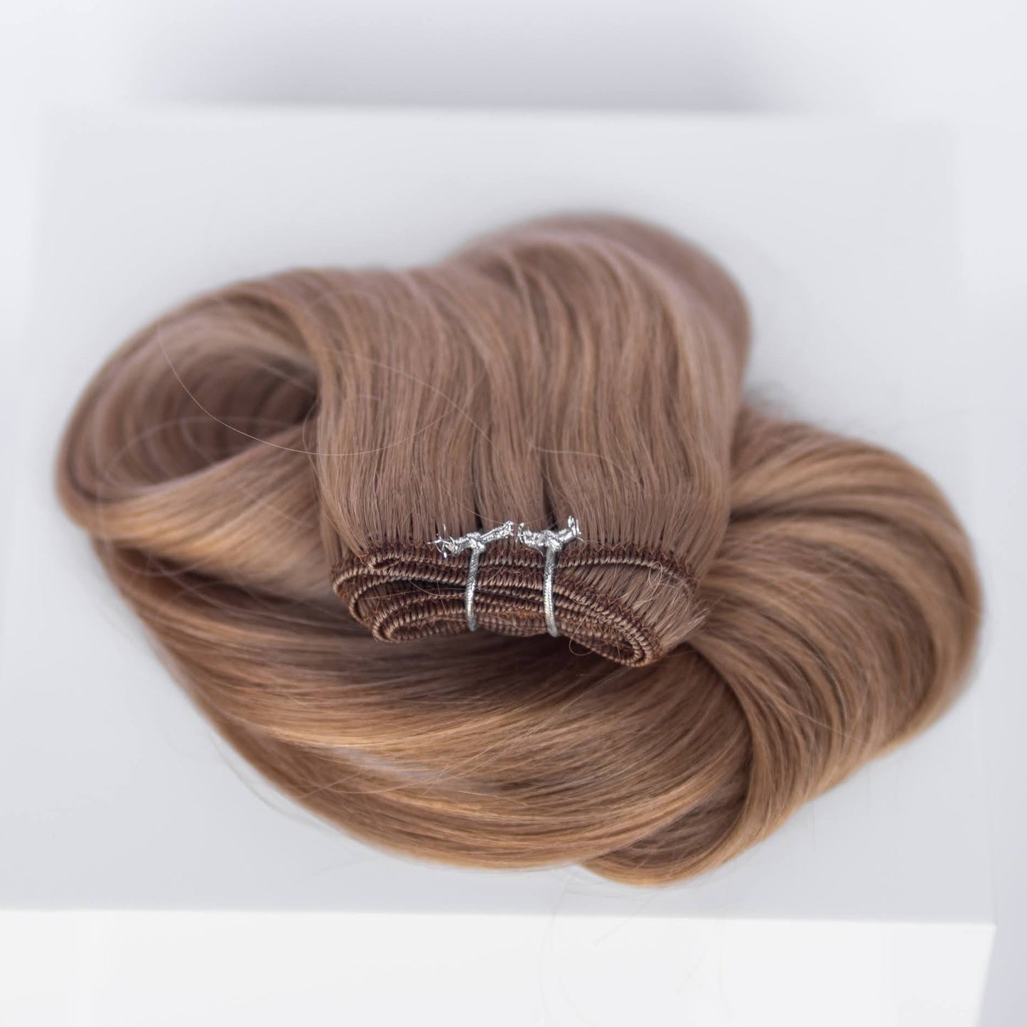 Machine-Tied Weft 16" 120g Professional Hair Extensions - #18 Dirty Blonde