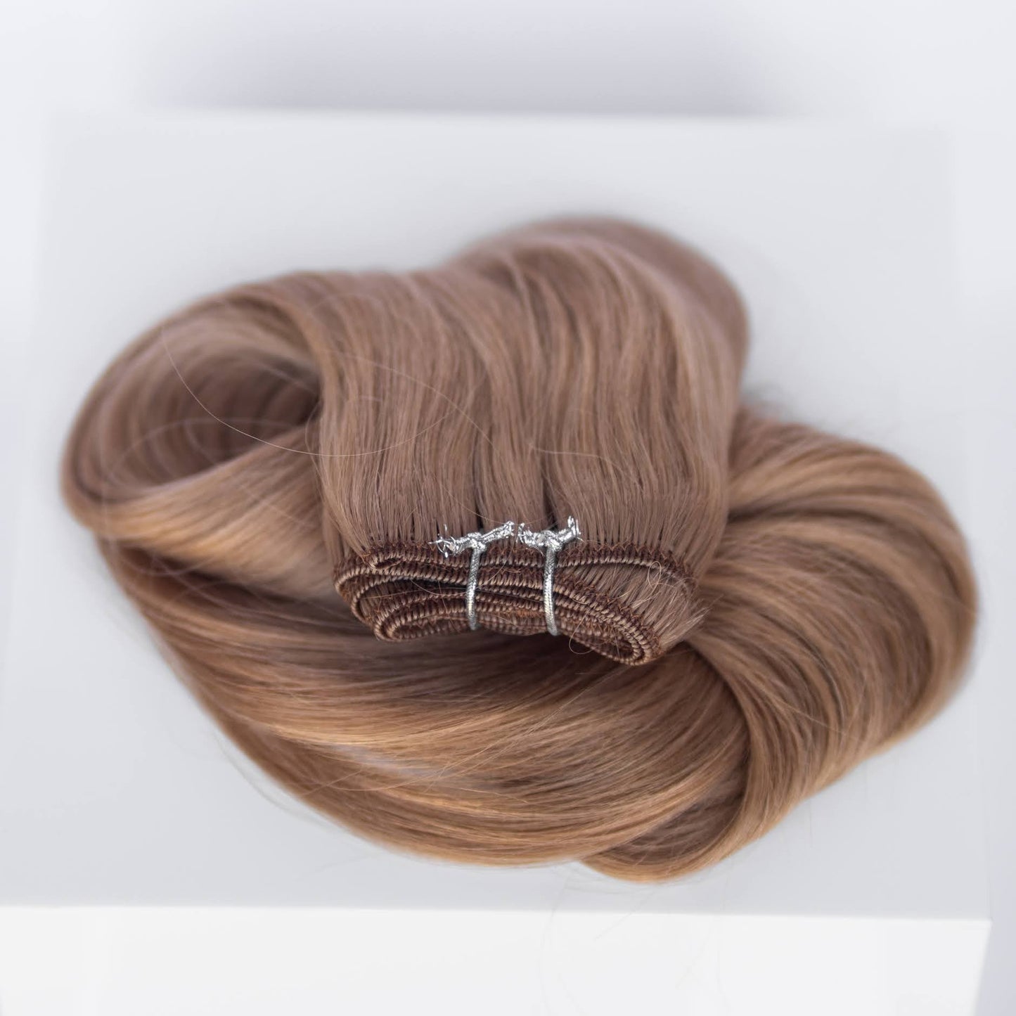 Machine-Tied Weft 18" 130g Professional Hair Extensions - #18 Dirty Blonde