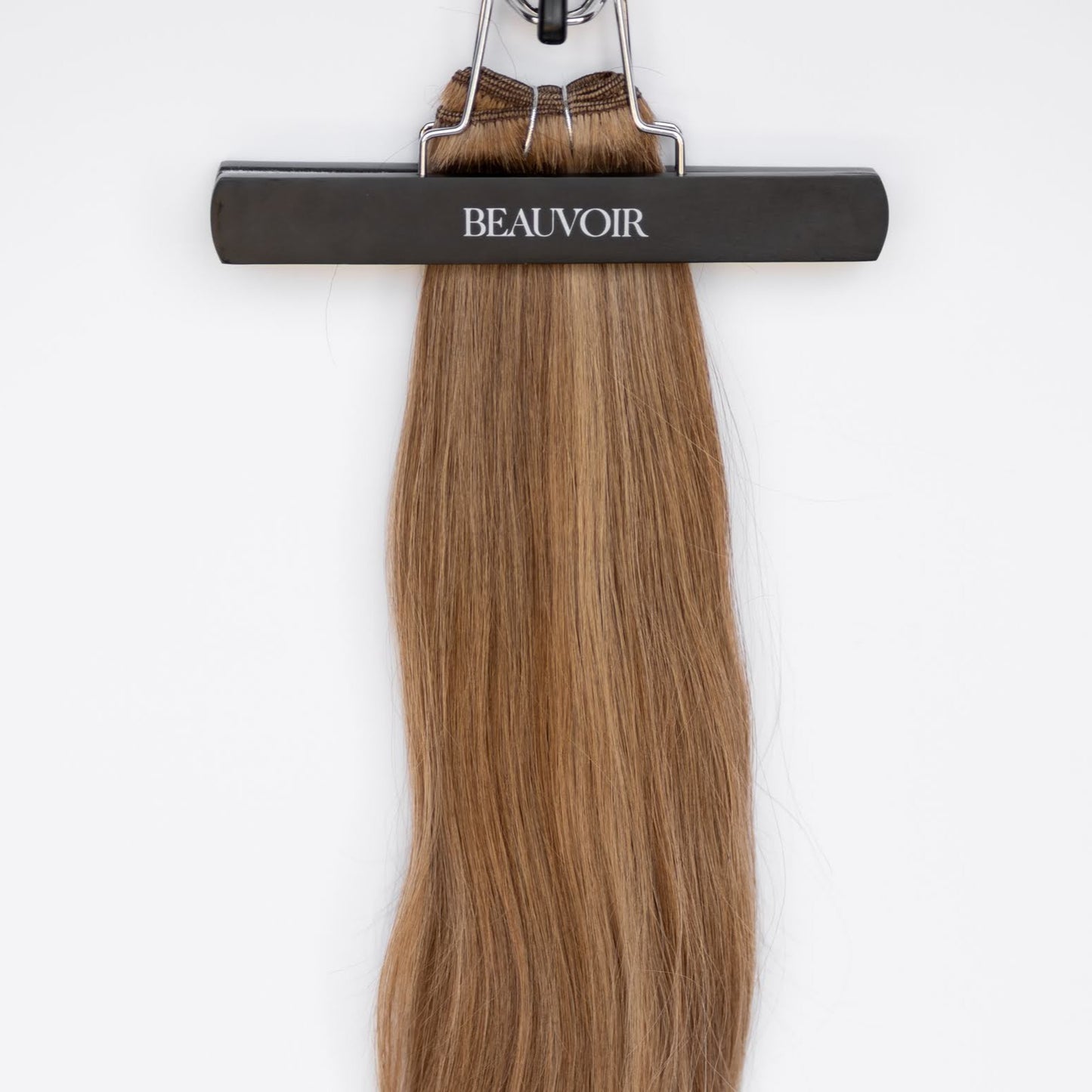 Machine-Tied Weft 28" 180g Professional Hair Extensions - #6/18 Sea Salt & Caramel (aka Highlight Hot Toffee Blonde)