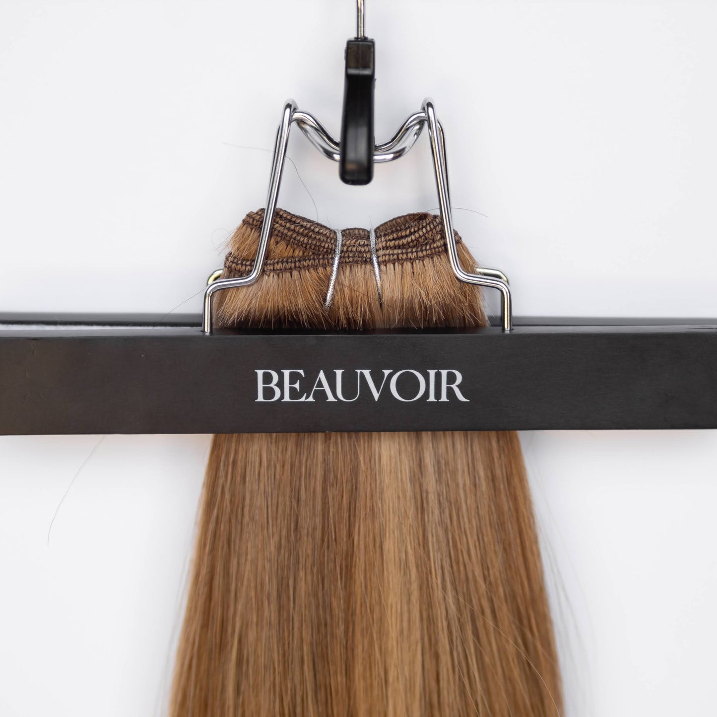 Machine-Tied Weft 28" 180g Professional Hair Extensions - #6/18 Sea Salt & Caramel (aka Highlight Hot Toffee Blonde)