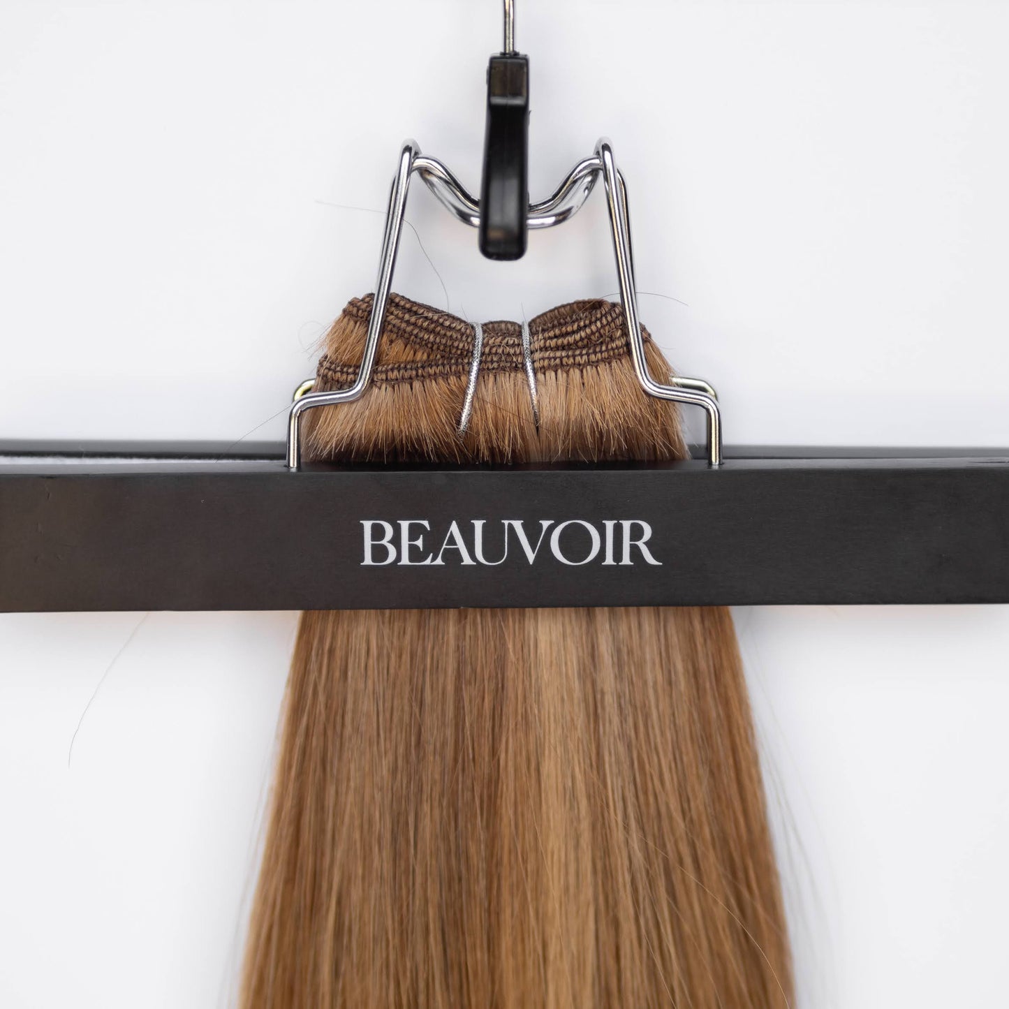 Machine-Tied Weft 22" 160g Professional Hair Extensions - #6/18 Sea Salt & Caramel (aka Highlight Hot Toffee Blonde)