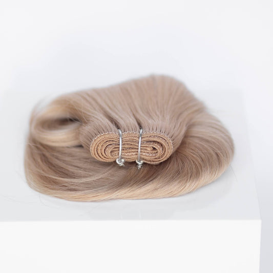 Machine-Tied Weft 24" 170g Professional Hair Extensions - #19 French Blonde (aka Desert Blonde)