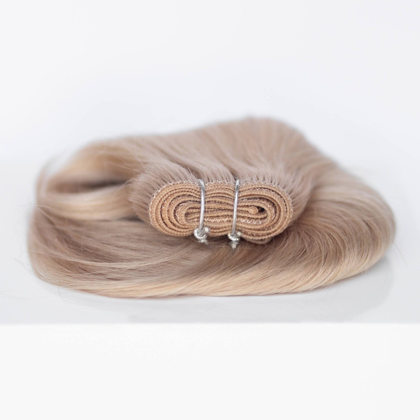 Machine-Tied Weft 20" 145g Professional Hair Extensions - #19 French Blonde (aka Desert Blonde)