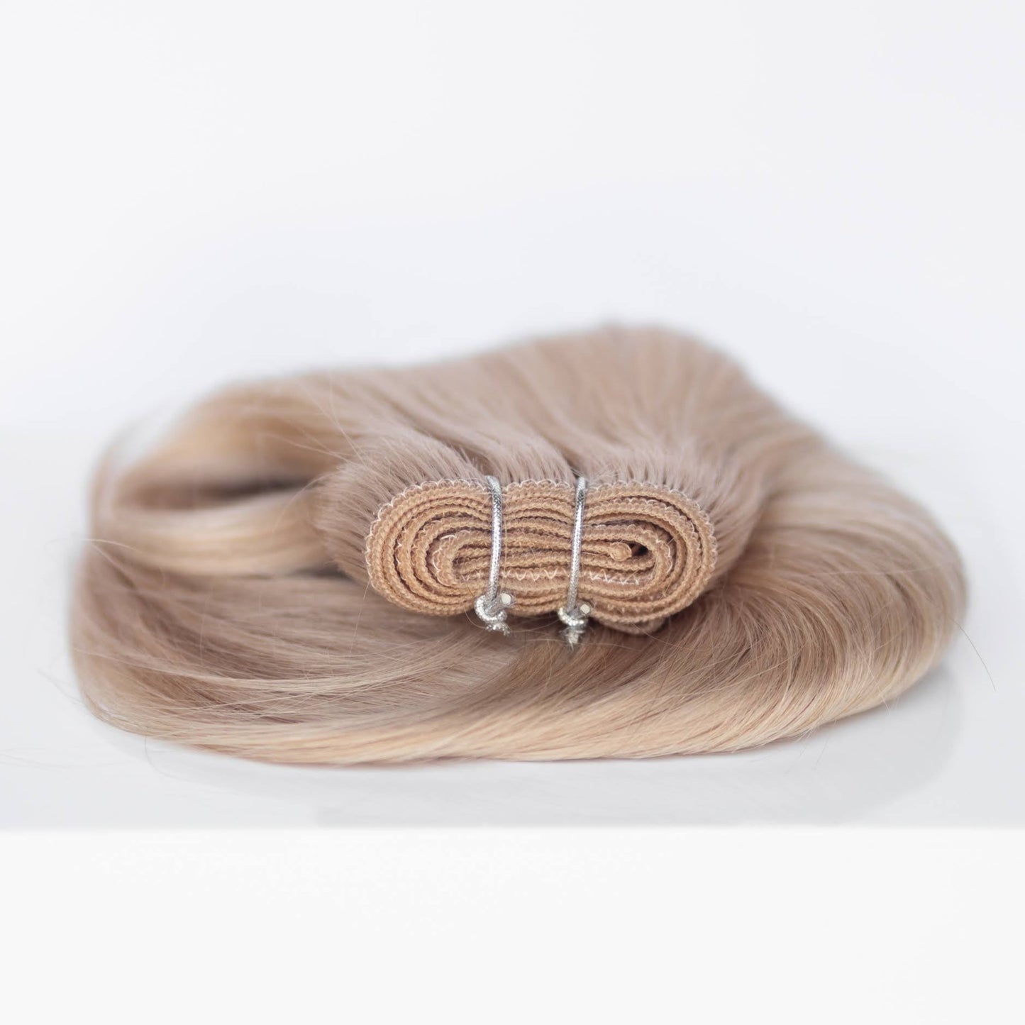 Machine-Tied Weft 22" 160g Professional Hair Extensions - #19 French Blonde (aka Desert Blonde)