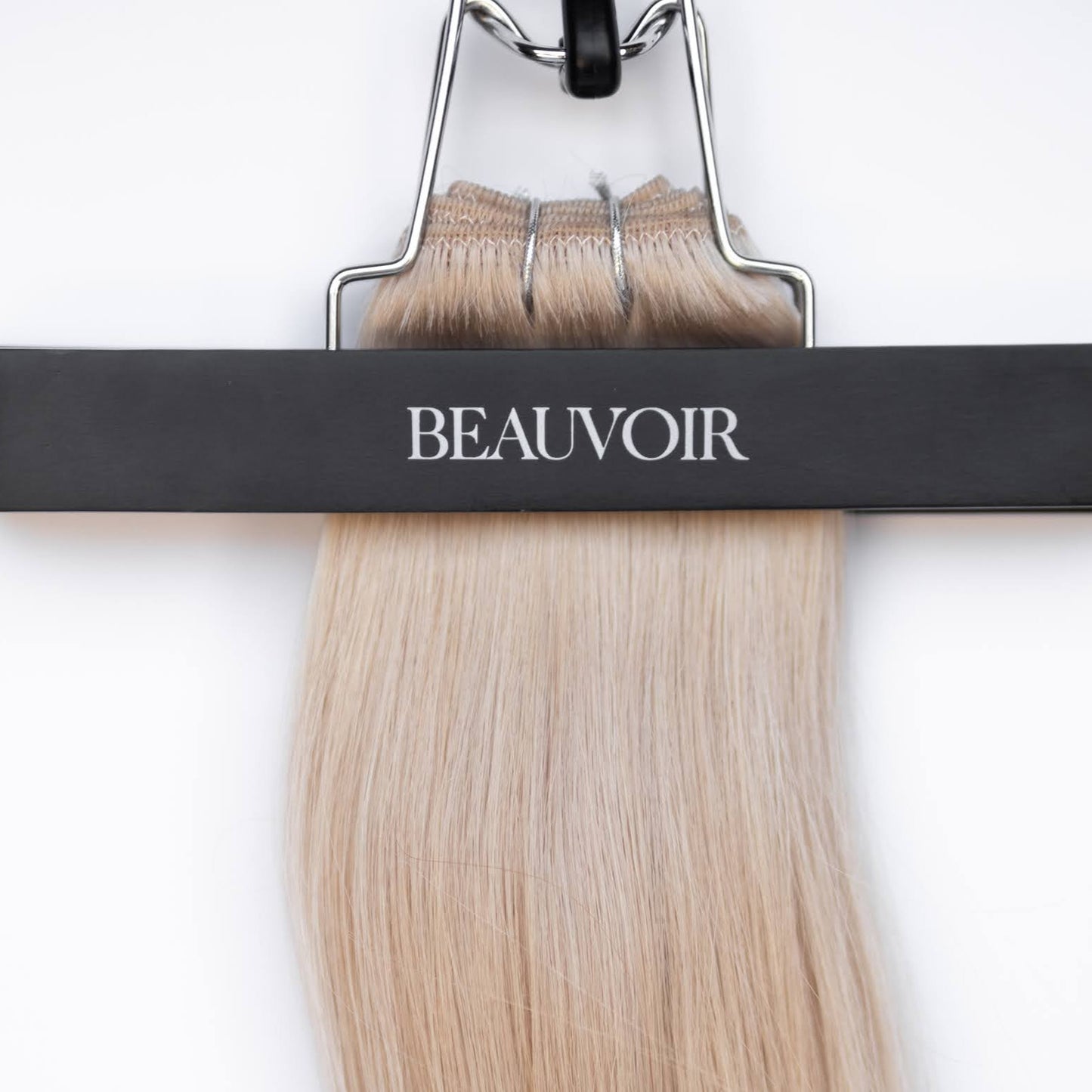 Machine-Tied Weft 18" 130g Professional Hair Extensions - #19 French Blonde (aka Desert Blonde)