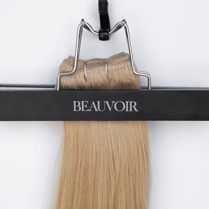 Machine-Tied Weft 24" 170g Single Donor Virgin - #17 Chardonay Blonde (aka Dirty Ash Blonde)