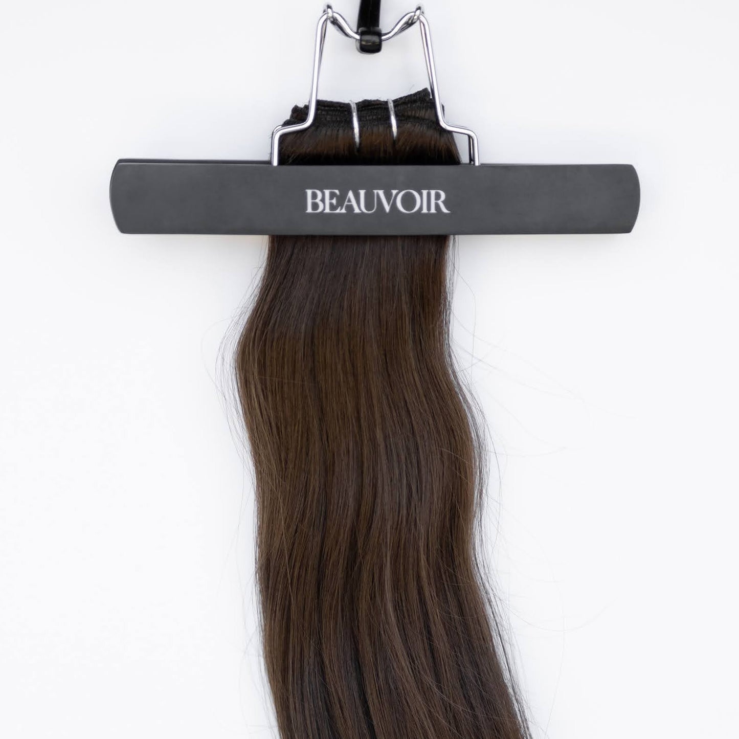 Machine-Tied Weft 22" 160g Professional Hair Extensions - #2 Dark Chocolate (aka Dark Brown)