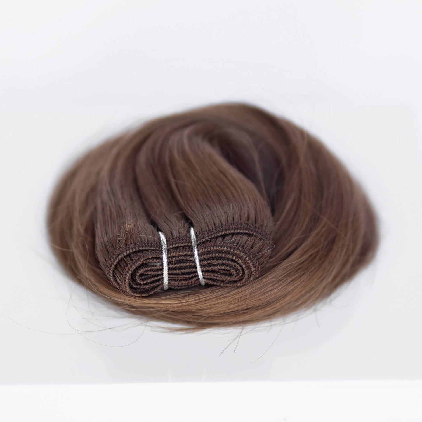 Machine-Tied Weft 20" 145g Professional Hair Extensions - #8 Whisky Brown (aka Ash Brown)