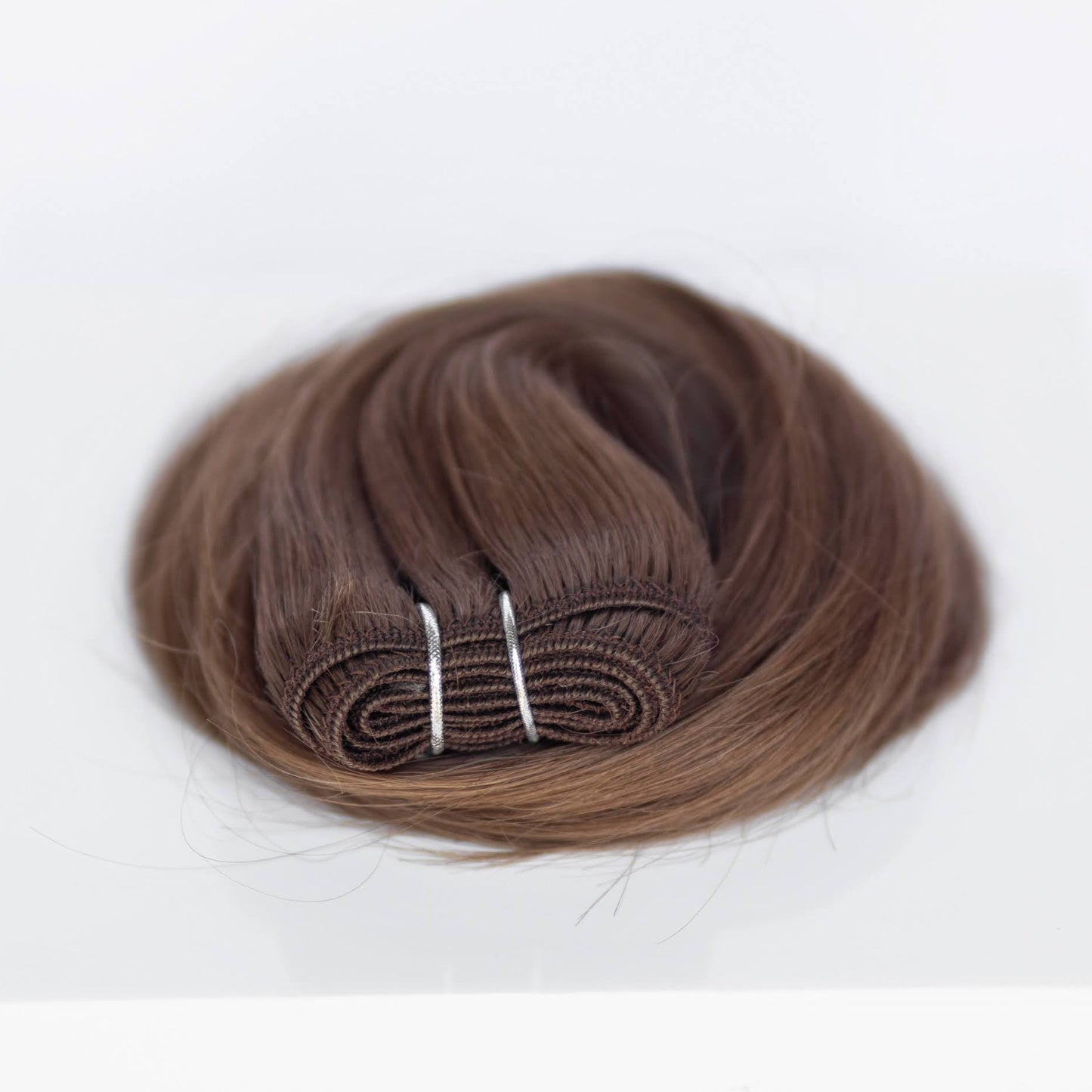 Machine-Tied Weft 28" 180g Professional Hair Extensions - #8 Whisky Brown (aka Ash Brown)