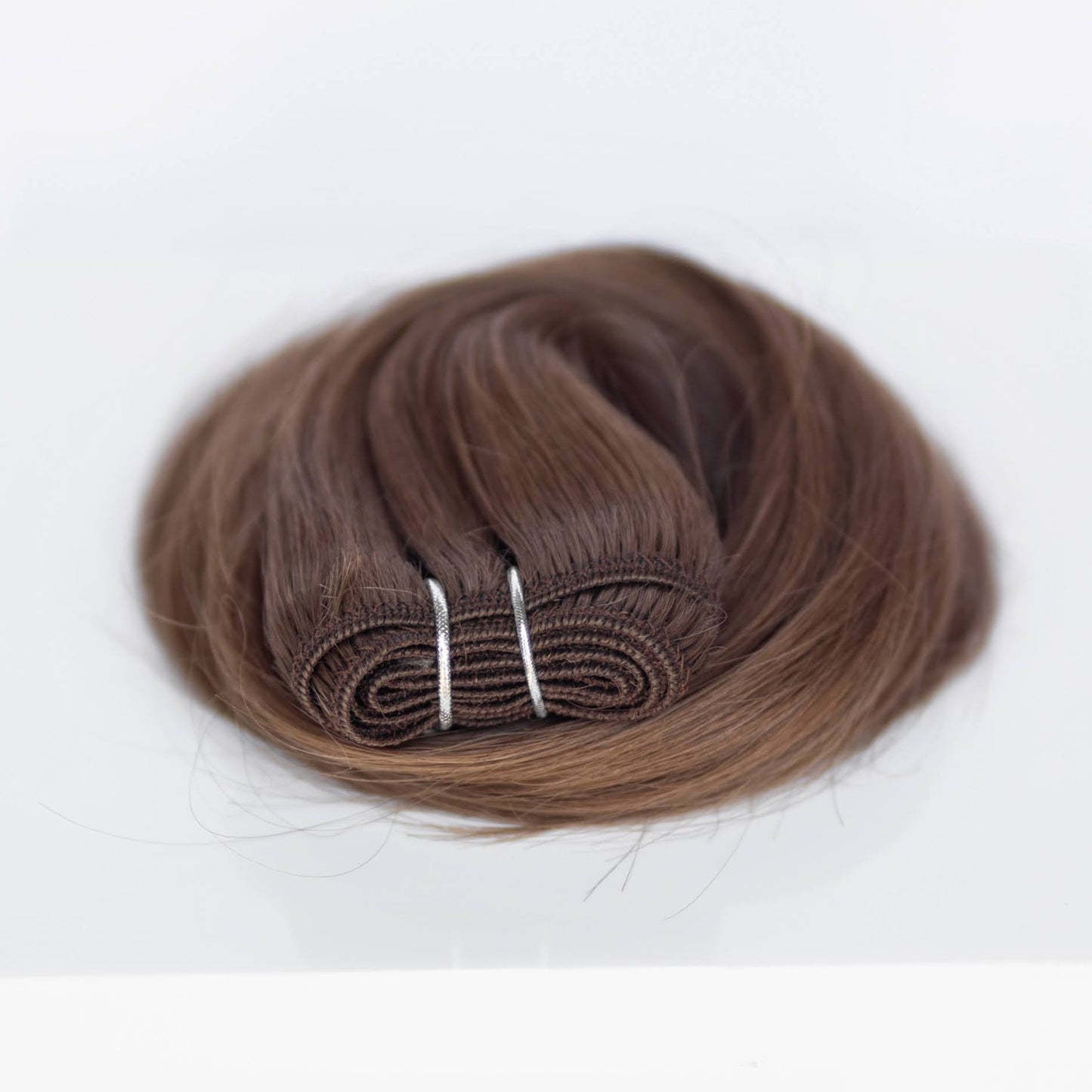 Machine-Tied Weft 18" 130g Professional Hair Extensions - #8 Whisky Brown (aka Ash Brown)