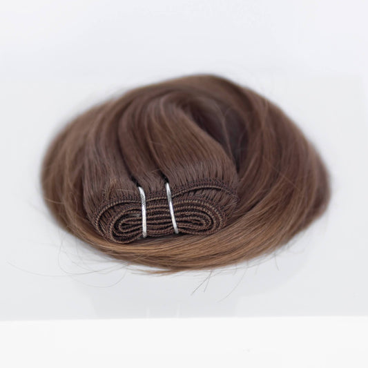 Machine-Tied Weft 22" 160g Professional Hair Extensions -  #8 Whisky Brown (aka Ash Brown)