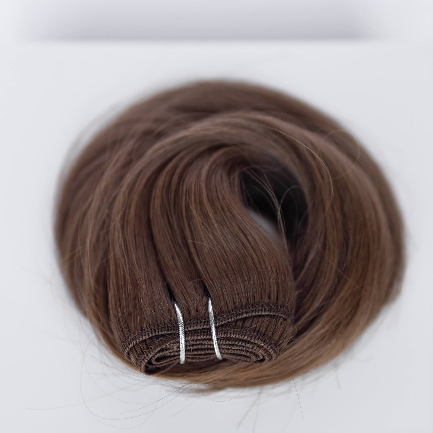 Machine-Tied Weft 18" 130g Professional Hair Extensions - #8 Whisky Brown (aka Ash Brown)