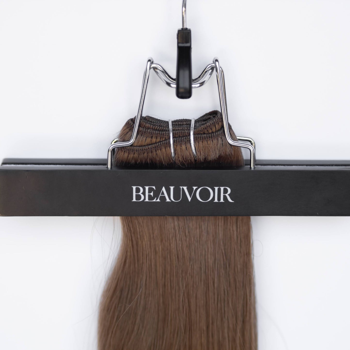 Machine-Tied Weft 16" 120g Professional Hair Extensions - #8 Whisky Brown (aka Ash Brown)