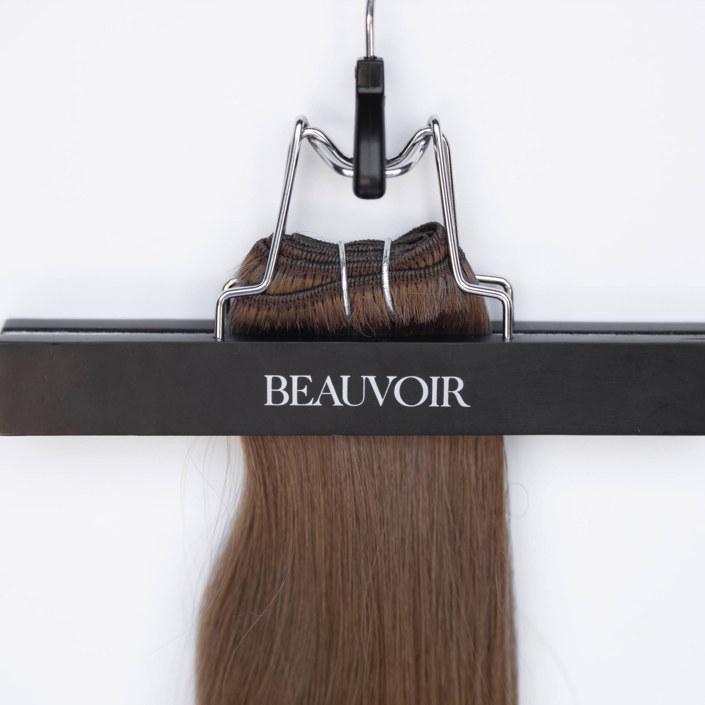 Machine-Tied Weft 18" 130g Professional Hair Extensions - #8 Whisky Brown (aka Ash Brown)