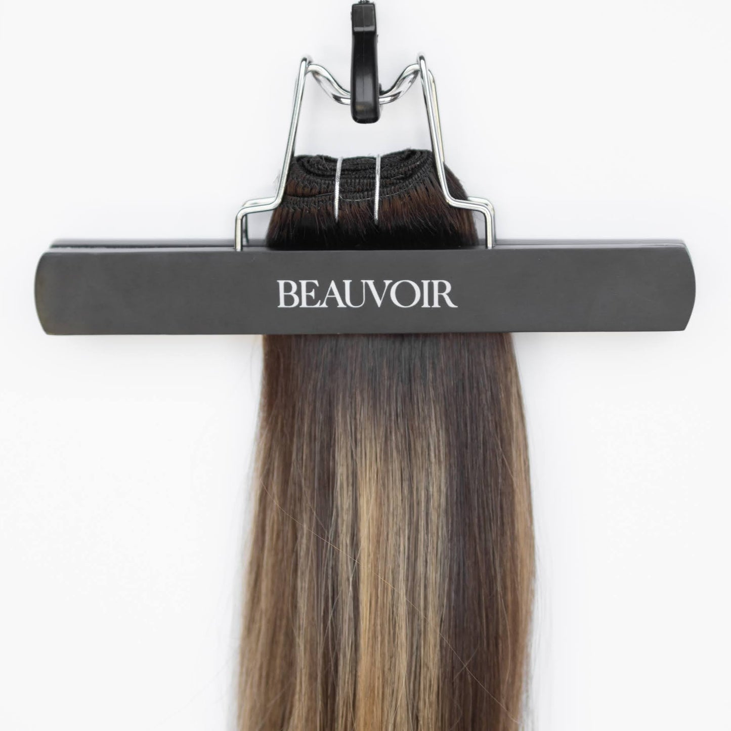 Machine-Tied Weft 20" 150g Professional Hair Extensions - #2/18 Café Noir Balayage (aka Balayage Dark Brown/Dirty Blonde)