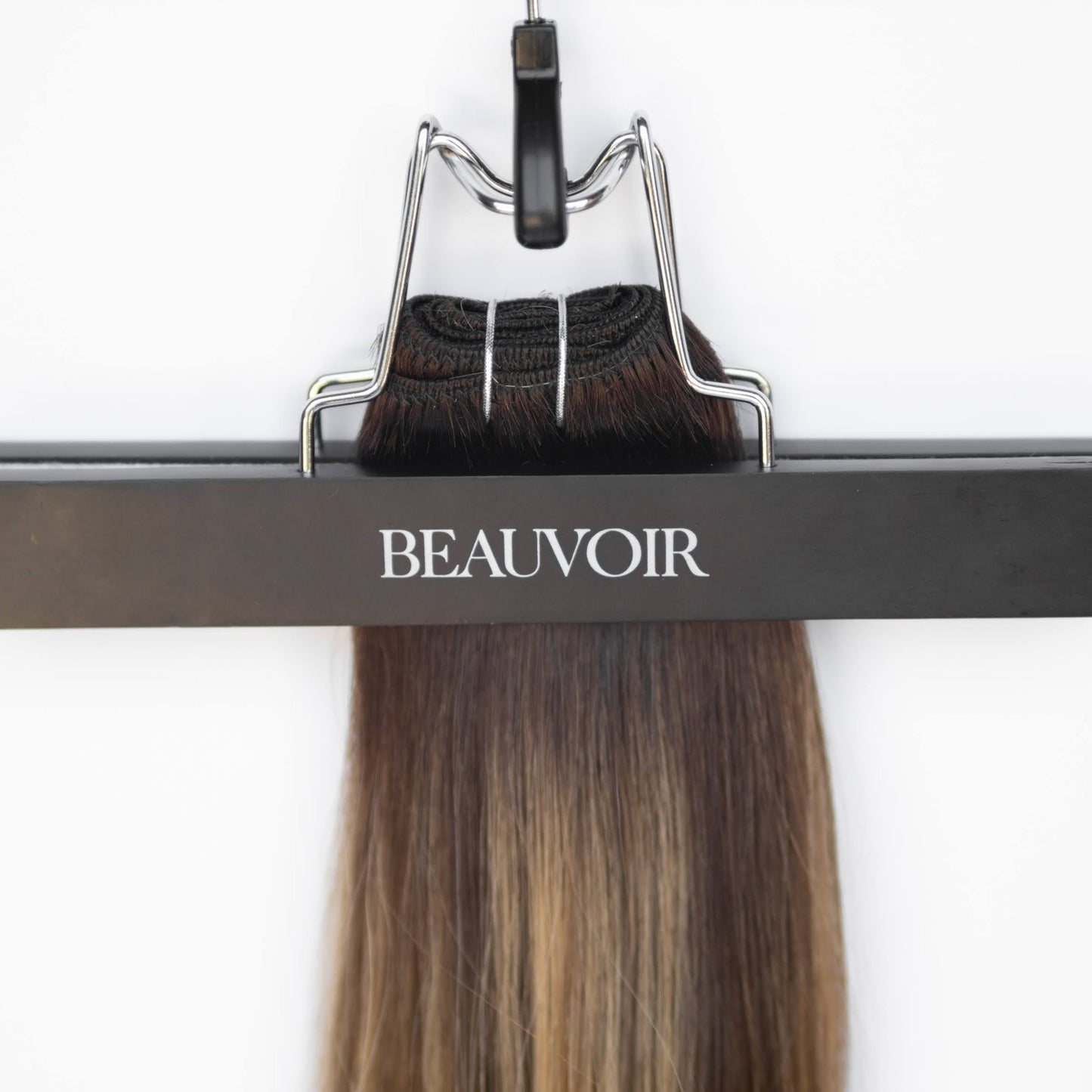 Machine-Tied Weft 28" 180g Professional Hair Extensions - #2/18 Café Noir Balayage (aka Balayage Dark Brown/Dirty Blonde)