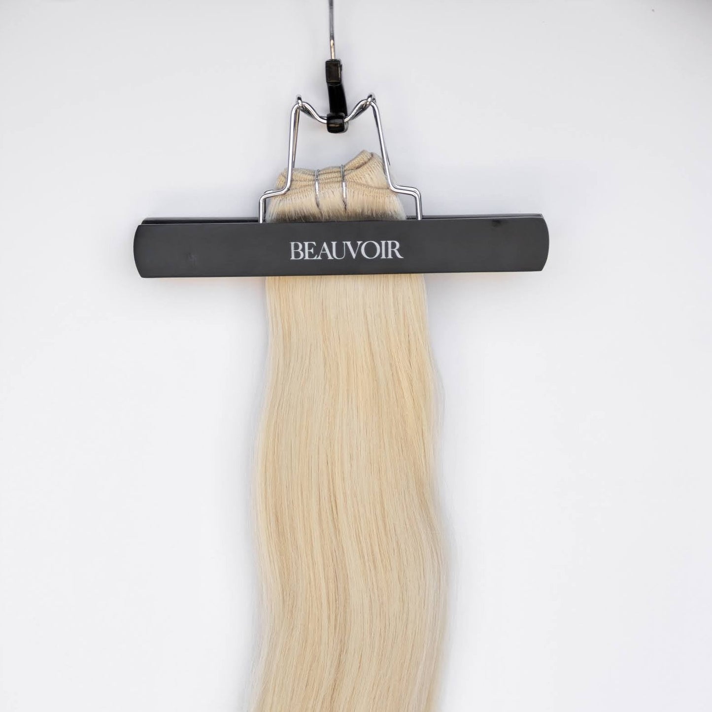 Machine-Tied Weft 20" 145g Professional Hair Extensions - #80 Hollywood Blonde (aka White Blonde)