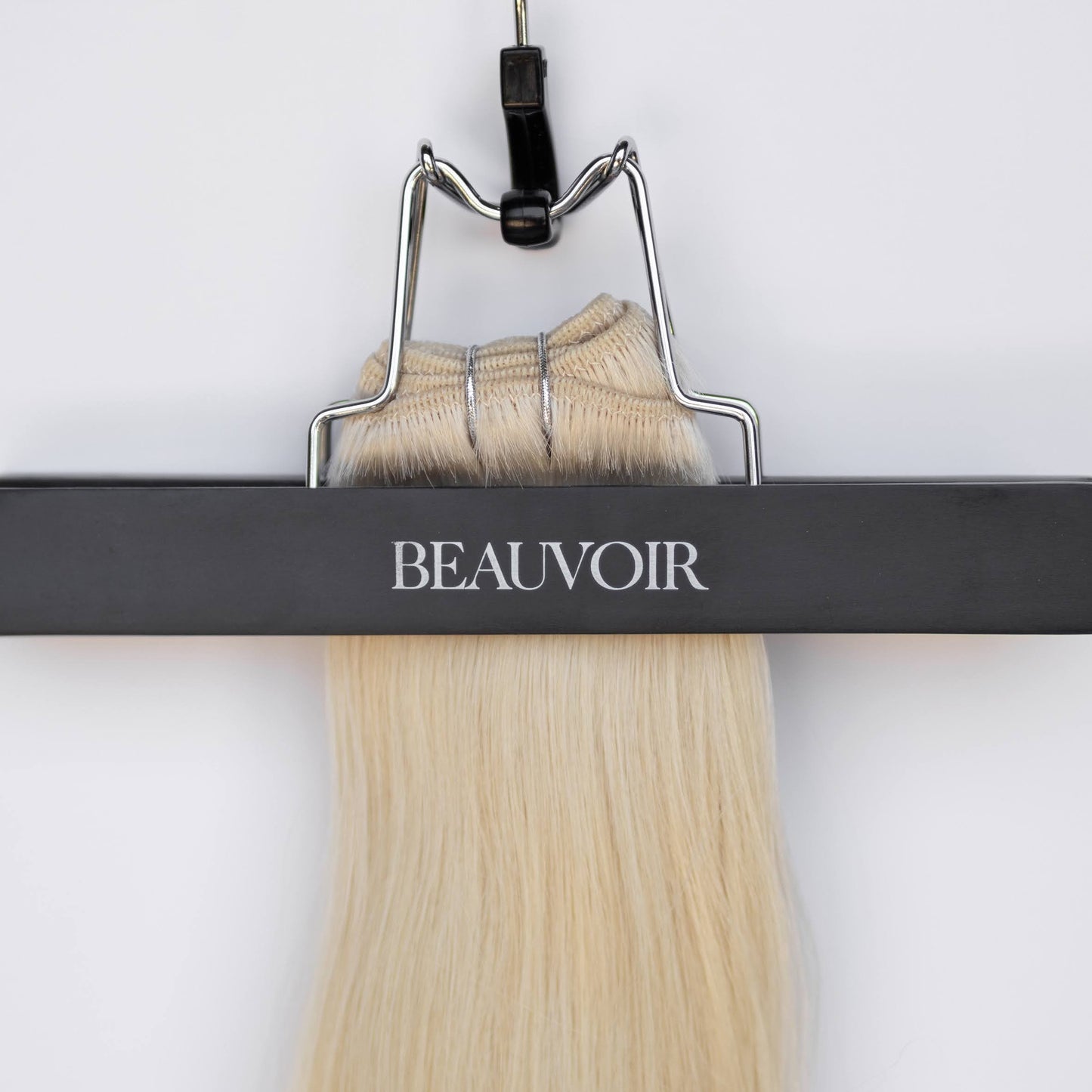 Machine-Tied Weft 24" 170g Professional Hair Extensions - #80 Hollywood Blonde (aka White Blonde)