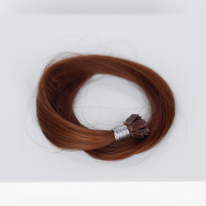 K-Tip 20" 25g Professional Hair Extensions - #570 Sunset (aka Pumpkin Spice)