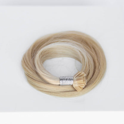 K-Tip 18" 25g Single Donor Virgin - #22 Southern Belle Blonde (aka Light Ash Blonde)