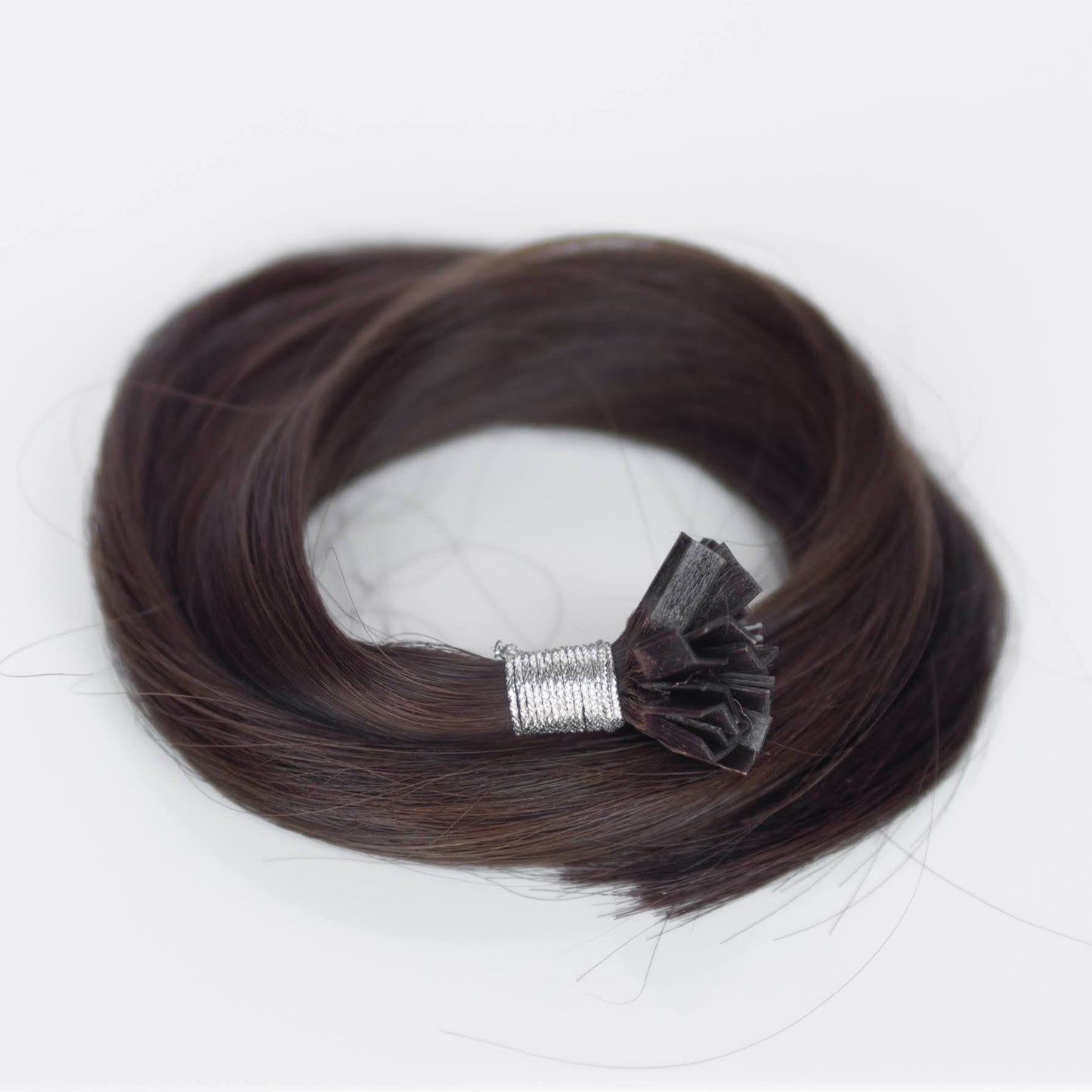 K-Tip 18" 25g Professional Hair Extensions - #2 Dark Brown