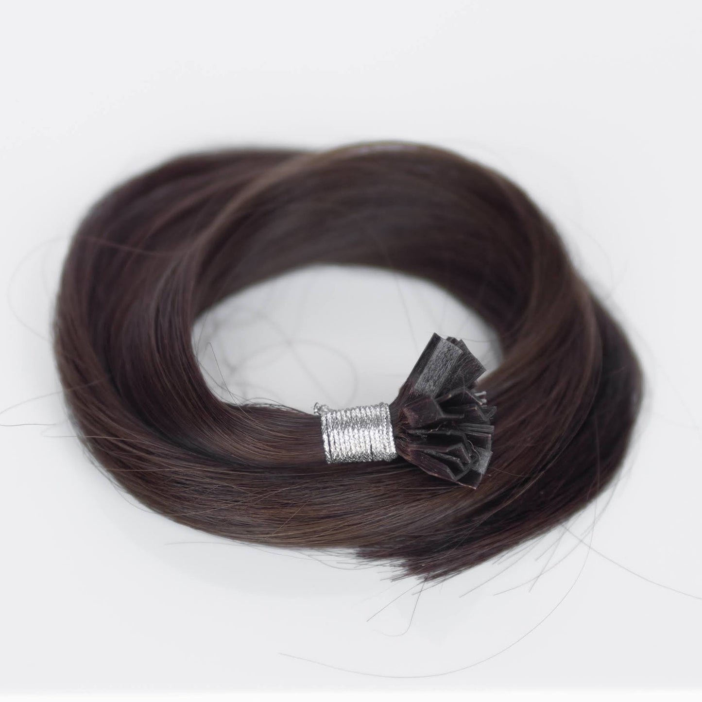 K-Tip 22" 25g Professional Hair Extensions - #2 Dark Chocolate (aka Dark Brown)