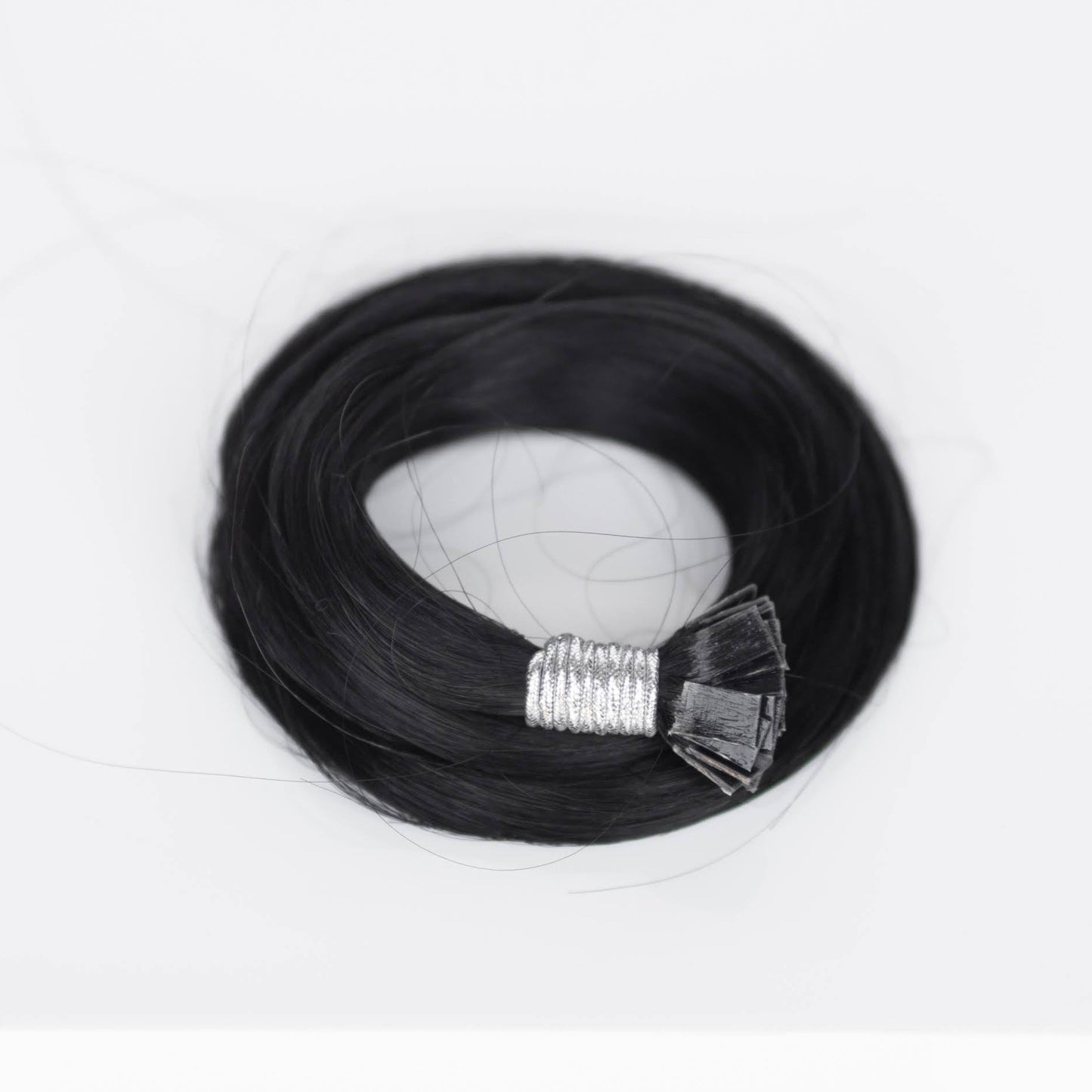 K-Tip 22" 25g Professional Hair Extensions - #1 Noir (aka Jet Black)