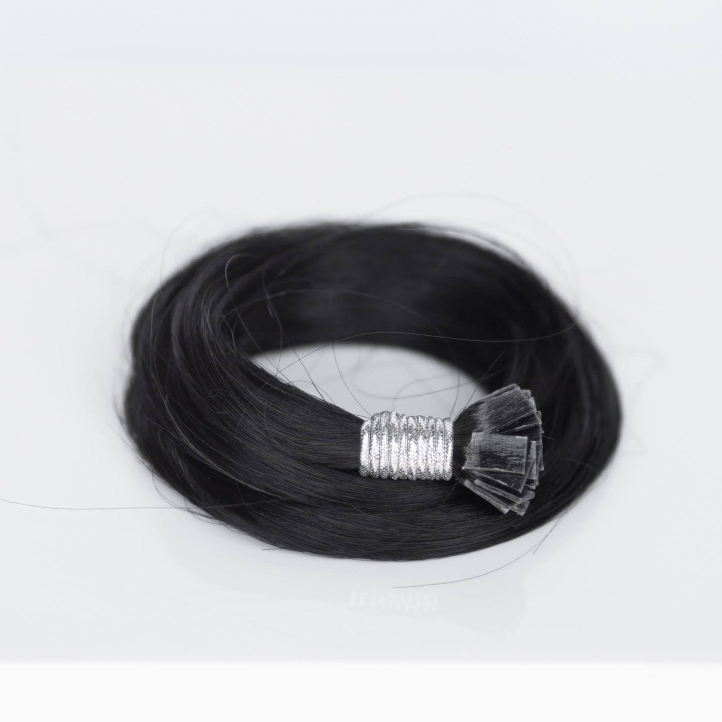 K-Tip 16" 25g Professional Hair Extensions - #1 Noir (aka Jet Black)