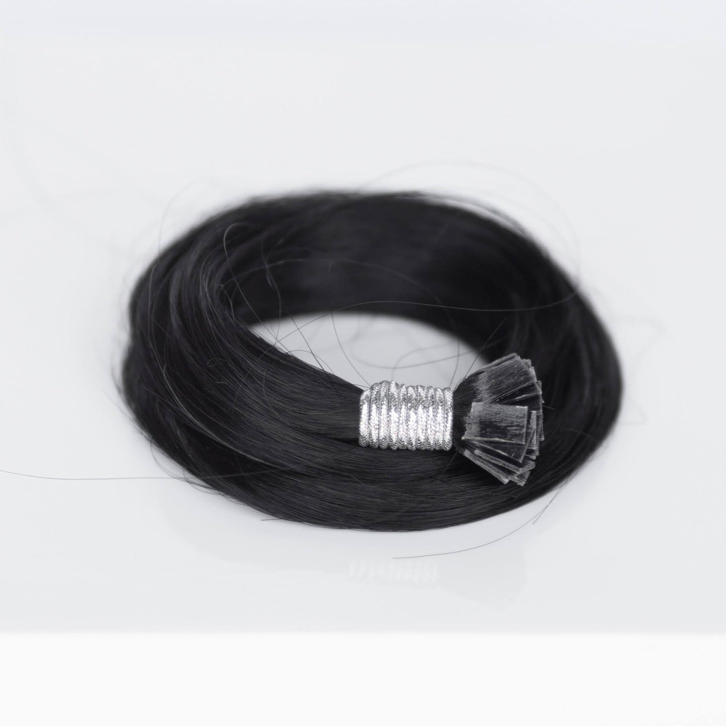 K-Tip 22" 25g Professional Hair Extensions - #1 Noir (aka Jet Black)