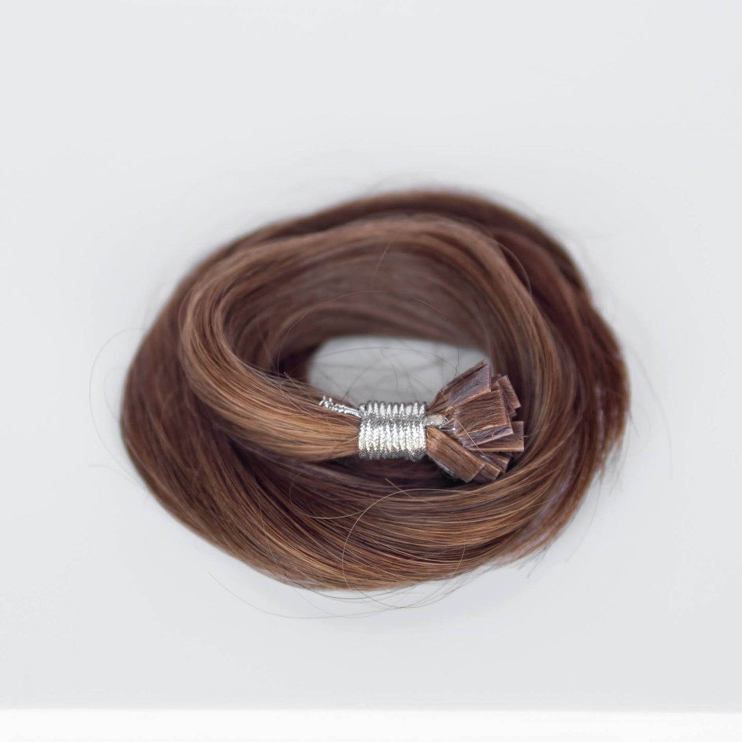 K-Tip 20" 25g Single Donor Virgin - #6 Cinnamon Brown (aka Chestnut Brown)