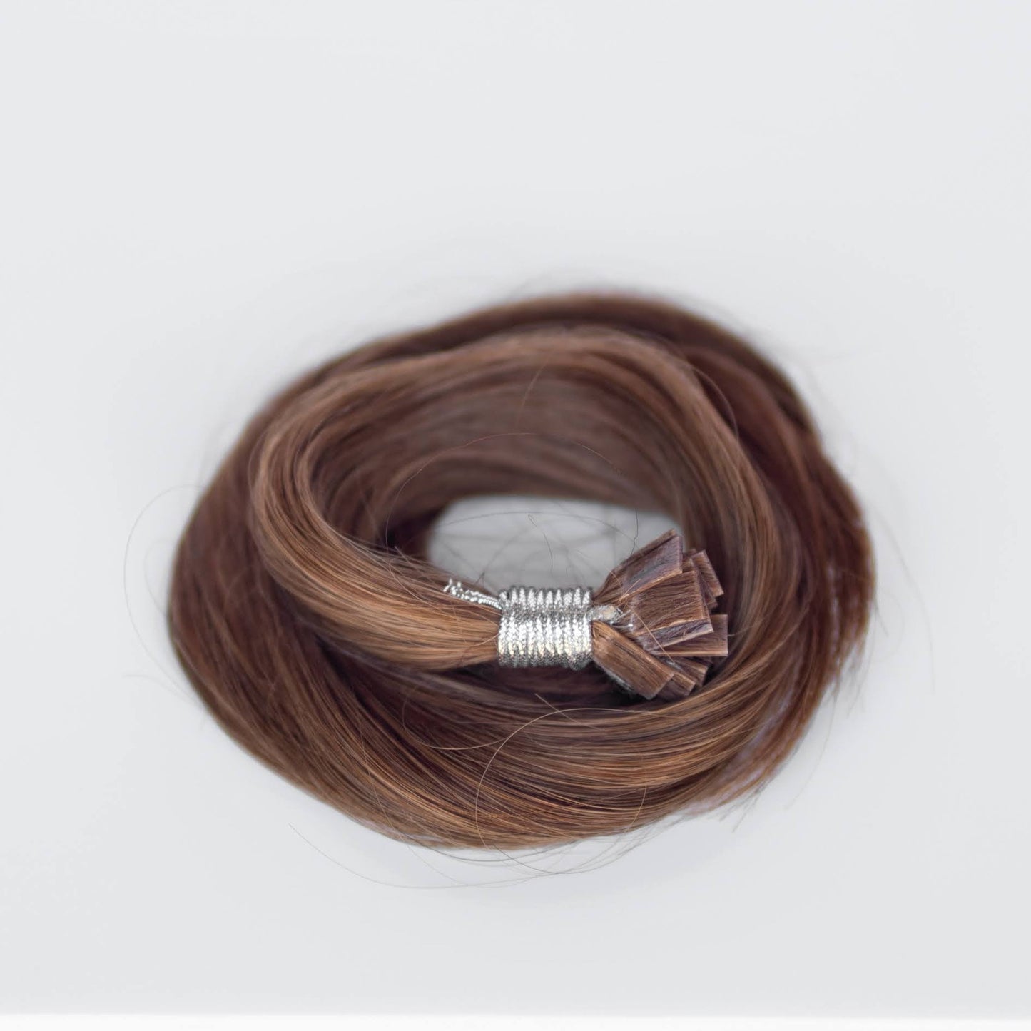 K-Tip 22" 25g Single Donor Virgin - #6 Cinnamon Brown (aka Chestnut Brown)