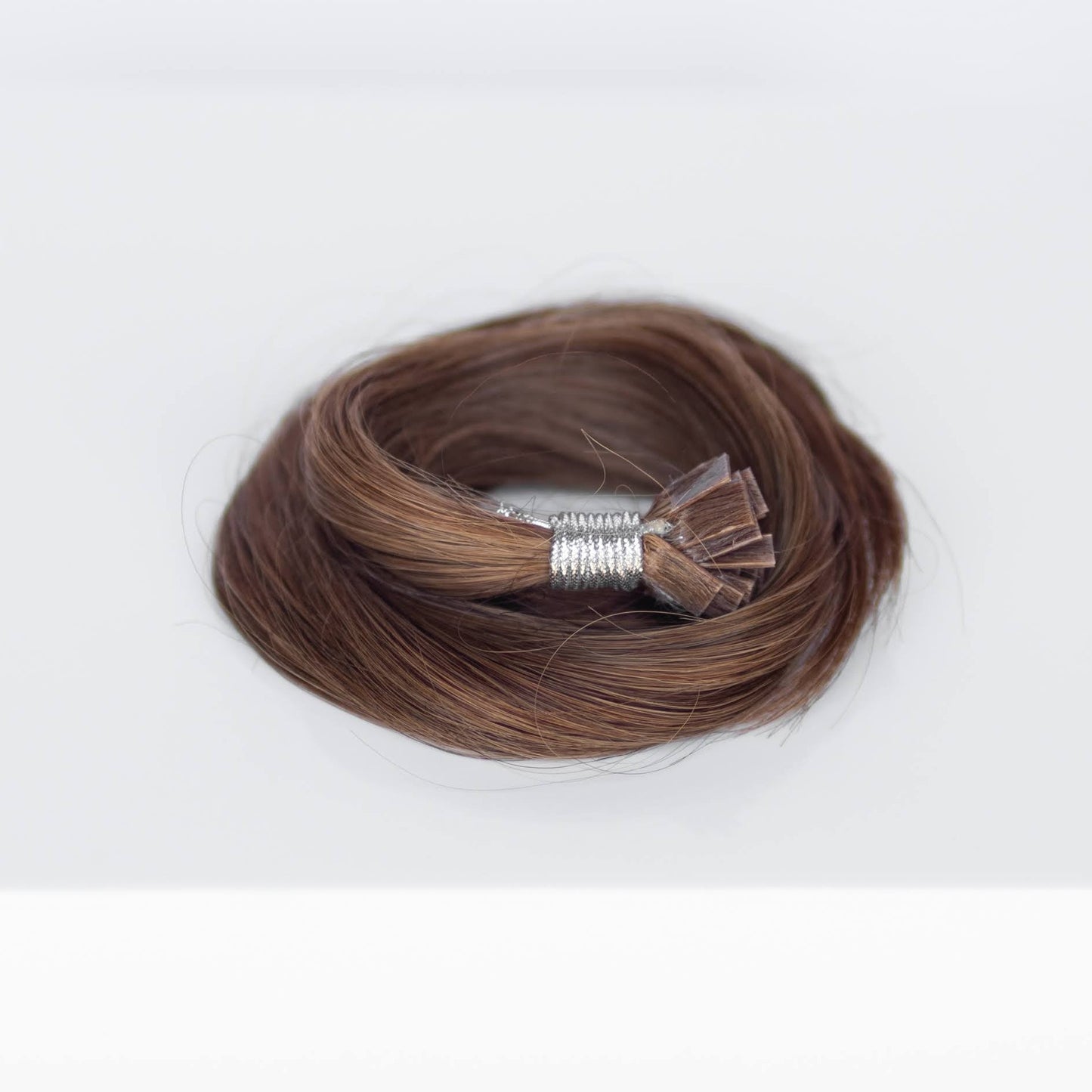 K-Tip 22" 25g Single Donor Virgin - #6 Cinnamon Brown (aka Chestnut Brown)