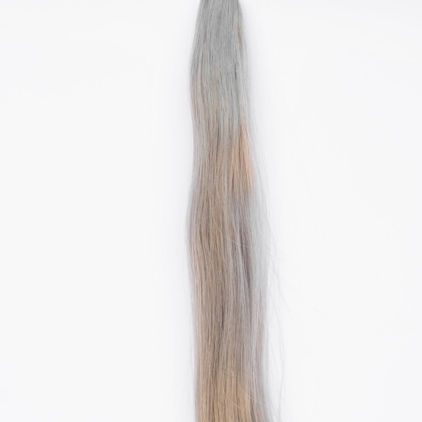 Genius (Micro) Weft 24" 94g Single Donor Virgin - #66 Pinot Grigio (aka Icy Silver)