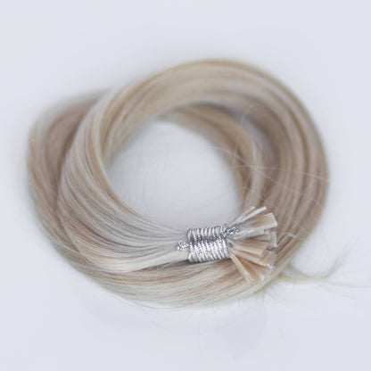 K-Tip 18" 25g Professional Hair Extensions - #80 Hollywood Blonde