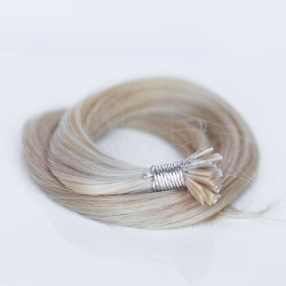 K-Tip 22" 25g Professional Hair Extensions - #80 Hollywood Blonde
