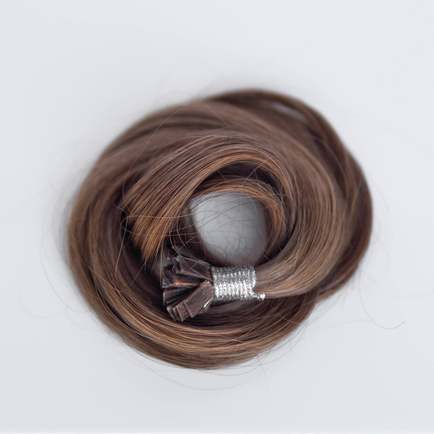 K-Tip 24" 25g Professional Hair Extensions - #4 Roasted Walnut (aka Chocolate Brown)